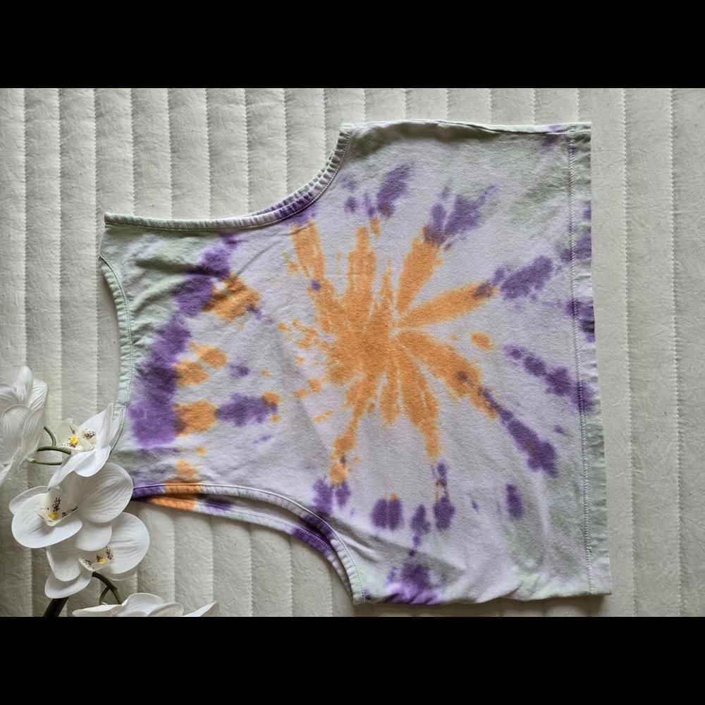 Guess Tie Dye Crop Tank Top